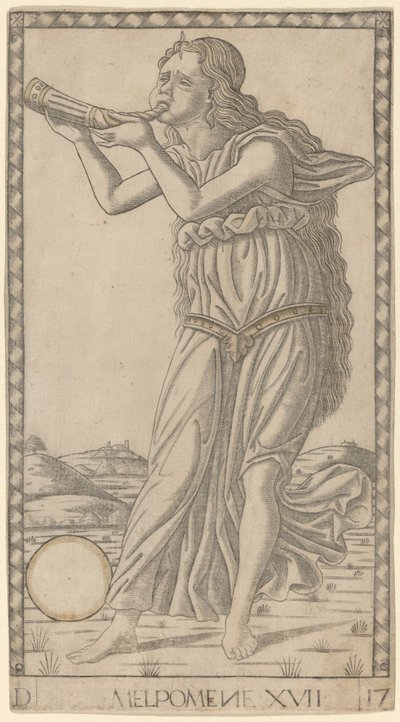 Melpomene by Master of the E Series Tarocchi