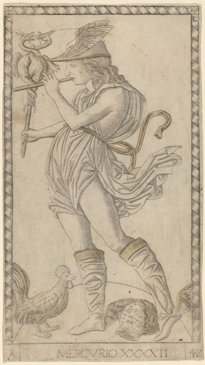 Mercury by Master of the E Series Tarocchi