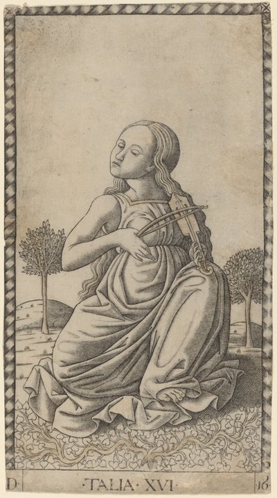 Thalia by Master of the E Series Tarocchi