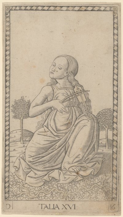 Thalia by Master of the E Series Tarocchi