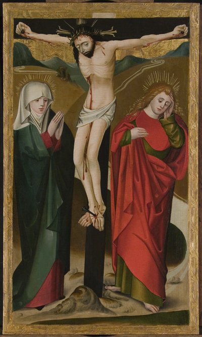 The Crucifixion by Master of the Hanover Marktkirche Altar