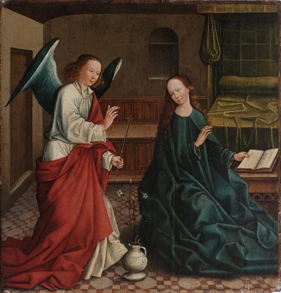 The Annunciation by Master of the Legend of St.