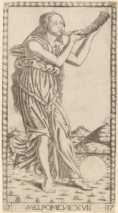 Melpomene by Master of the S Series Tarocchi