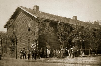 Headquarters of the Christian Commission, Richmond, 1861-65 by Mathew B. Brady