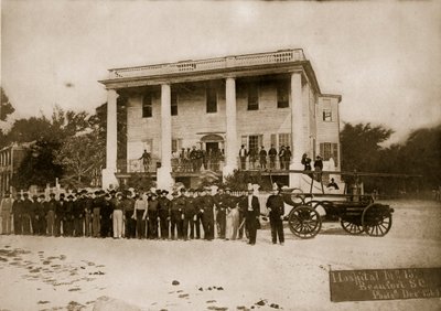 Hospital No.15, Beaufort, South Carolina, 1864 by Mathew B. Brady