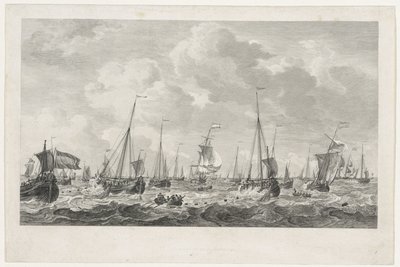 Herring Fishery, 1781 by Mathias de Sallieth