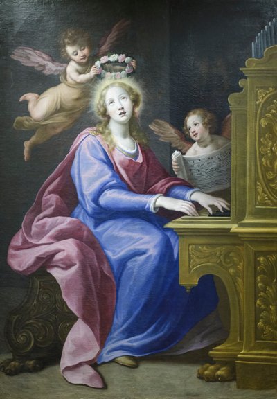 Saint Cecilia by Matteo Rosselli