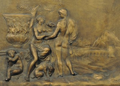 Venus and Adonis by Matthäus Donner