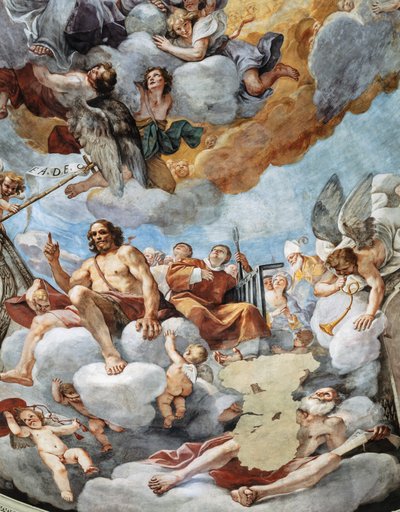 Paradise (detail) by Mattia (1613 99) Preti