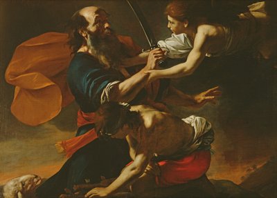 The Sacrifice of Isaac by Mattia (1613 99) Preti