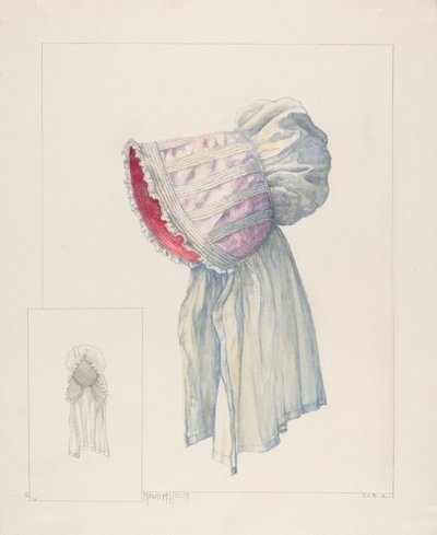 Baby Bonnet, c. 1937 by Maud M Holme