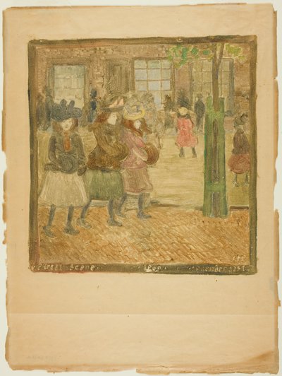 Street Scene by Maurice Brazil Prendergast