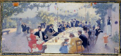The Wedding Feast by Maurice Chabas