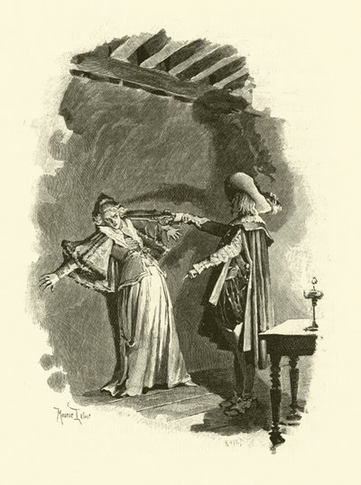 Illustration for The Three Musketeers by Maurice Leloir