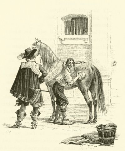 Illustration for The Three Musketeers by Maurice Leloir