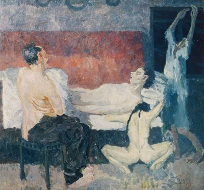 Great Scene of Agony by Max Beckmann