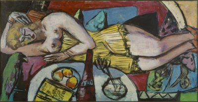 Resting Woman (Frau Welt) by Max Beckmann