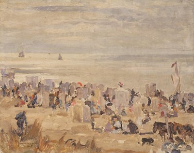 On the Beach by Max Clarenbach