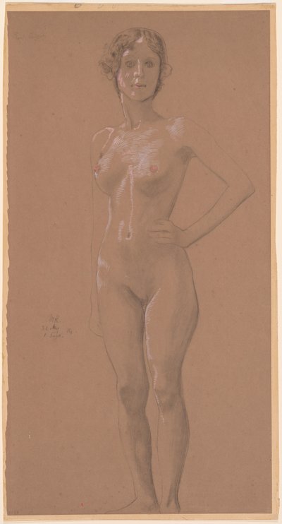 Standing Nude by Max Klinger