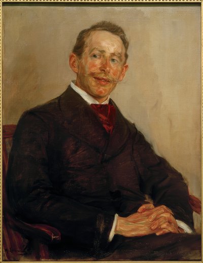 Portrait of Dr. Max Linde by Max Liebermann