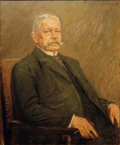 Portrait of President Paul von Hindenburg by Max Liebermann