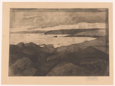 Breton Coast by Maxime Camille Louis Maufra (attributed to)