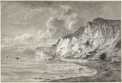 Cliffs along the Normandy Coast by Maxime Lalanne