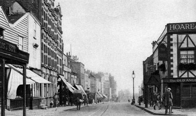 The High Street, Highgate Village, London by McLeish