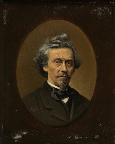 Petrus Franciscus Greive (1811-72), Painter by Meijer Isaäc de Haan