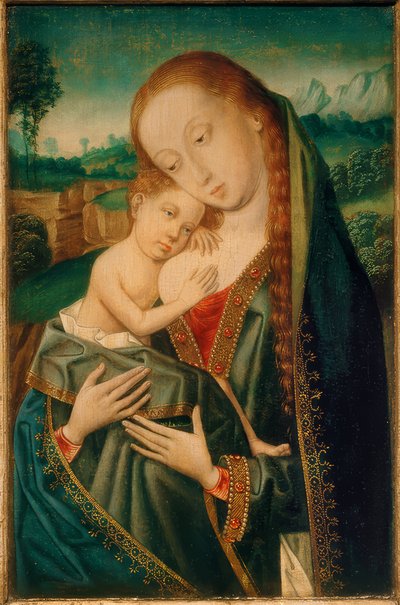 Madonna with Child by Meister der Magdalenenlegende