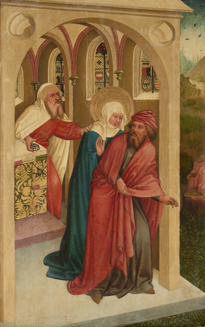 Rejection of the Offering of Joachim and Anna by Meister des Albrechtsaltars
