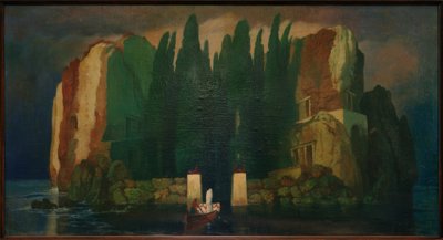 The Isle of the Dead (Copy after A. Böcklin) by Melchior Lechter