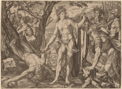Apollo and Marsyas by Melchior Meier
