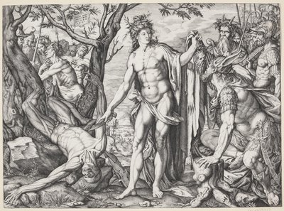 Apollo and Marsyas by Melchior Meier