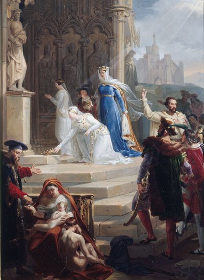 Saint Elizabeth Queen of Hungary by Merry Joseph Blondel