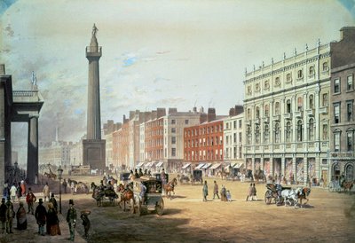 Sackville Street, Dublin by Michael Angelo Hayes