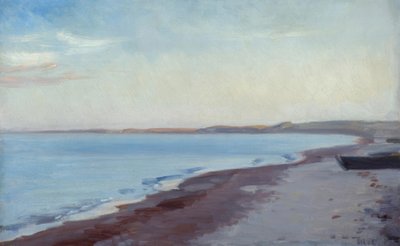 M.P. Ancher, On the Beach in Skagen by Michael Peter Ancher