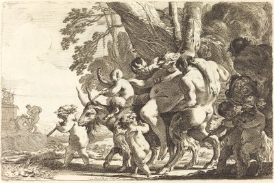 Drunken Silenus by Michel Dorigny