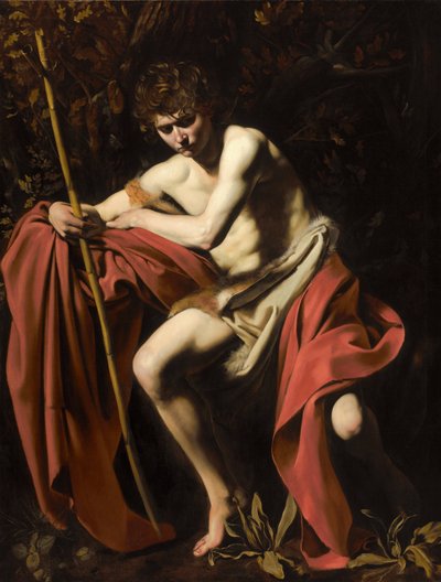 Saint John the Baptist in the Wilderness by Michelangelo Merisi Caravaggio