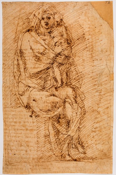 Madonna and Child by Michelangelo (after) Buonarroti