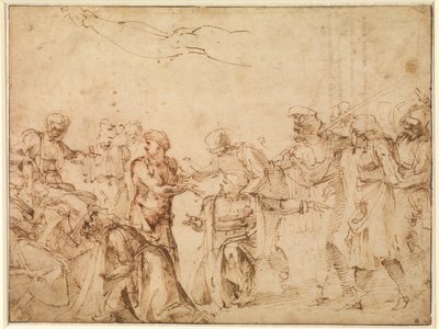 Christ Before Pilate by Michelangelo Buonarroti