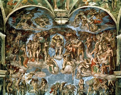 Last Judgement, from the Sistine Chapel by Michelangelo Buonarroti