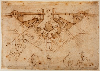 Project of Ramparts for a Gate by Michelangelo Buonarroti