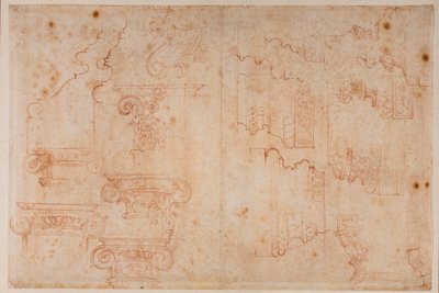 Studies from Roman monuments by Michelangelo Buonarroti