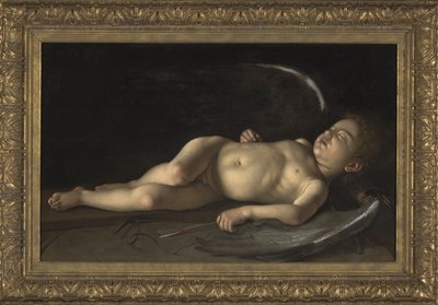 Sleeping Cupid by Michelangelo Merisi da Caravaggio