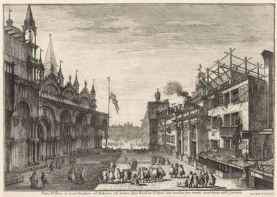 Views of Venice: Piazzetta S. Basso, 1741 by Michele Marieschi