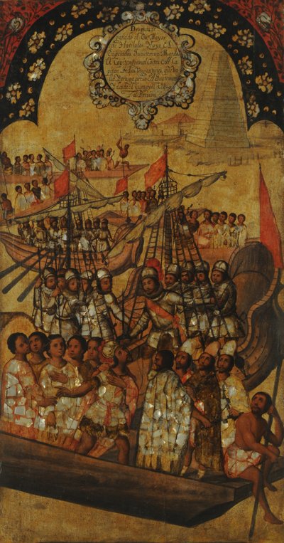 The Conquest of Mexico, Plate XXIII by Miguel Gonzales
