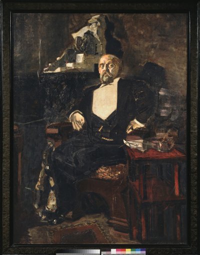 Portrait of Savva Mamontov, 1897 by Mikhail Aleksandrovich Vrubel