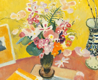 Spring Flowers in a Vase by Mildred Bendall