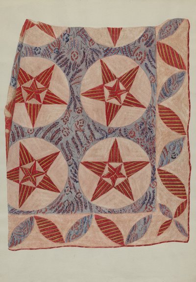 Quilt Applique by Mildred E. Bent